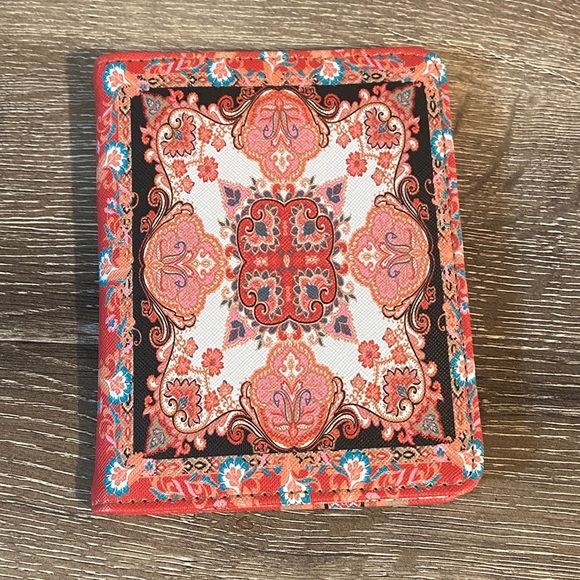 Chico's Handbags - Chico's Multicolor Medallion Patterned Passport Wallet Case 5.5” x 4.25” Lk New!